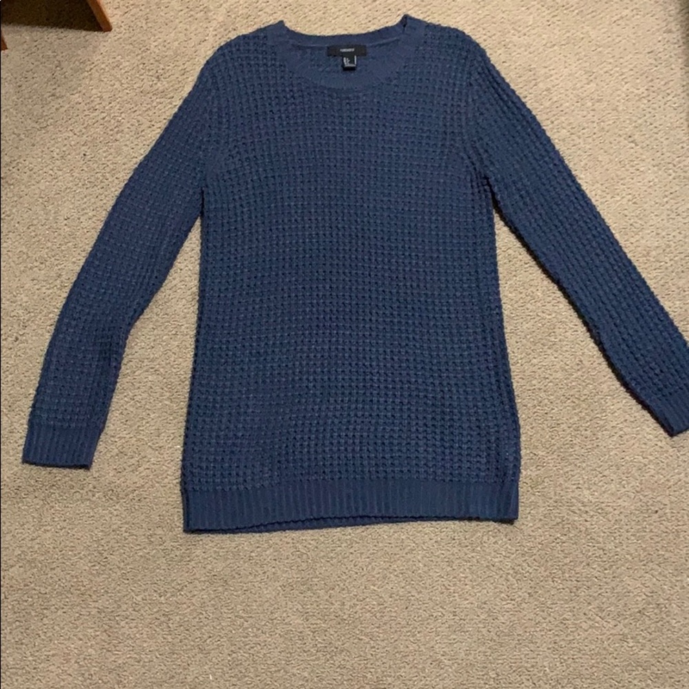 Blue sweater from Forever 21